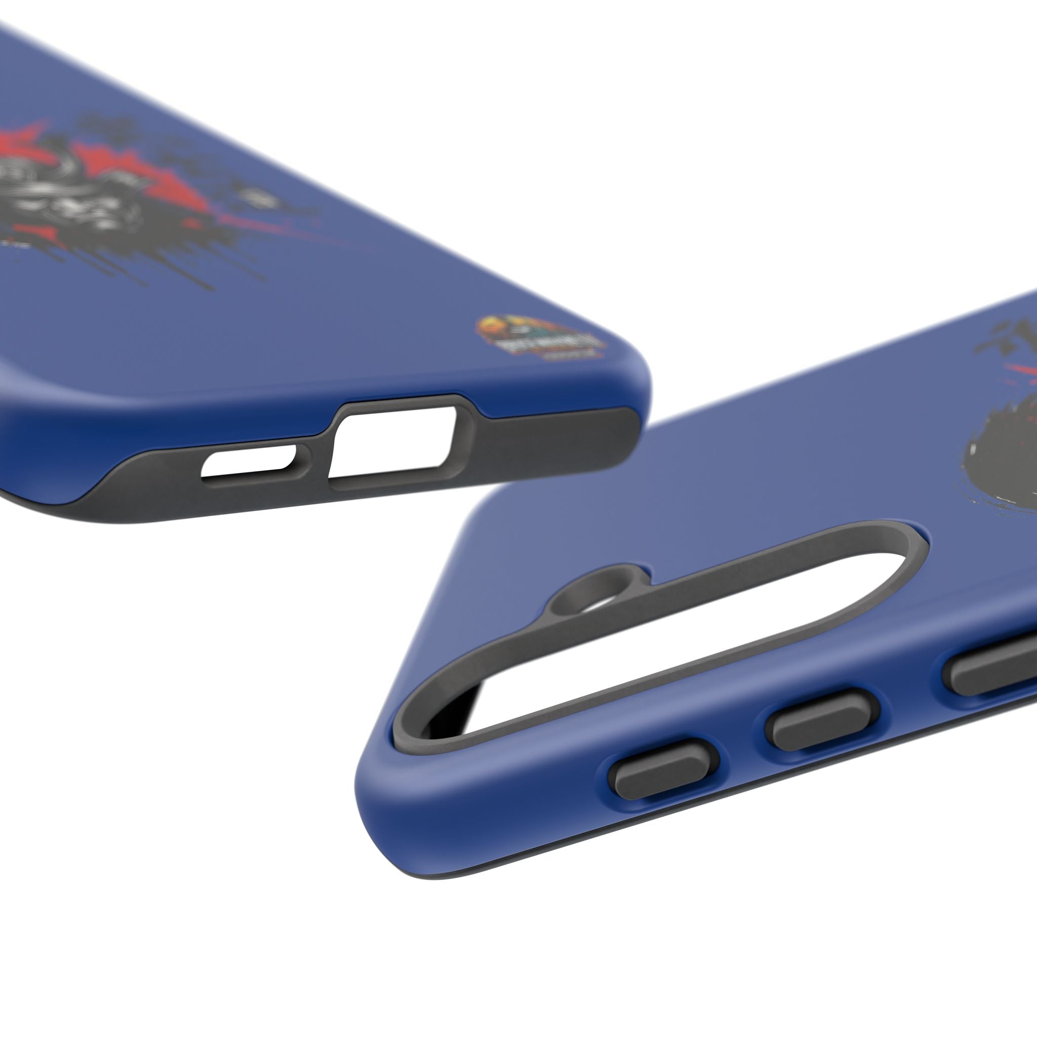 📱 samurai phone case Bleue foncé – coque renforcée Pixel & Galaxy 📱