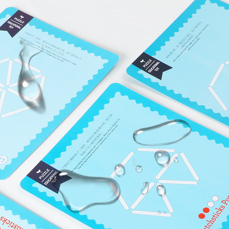 Jouet Éducatif Montessori Bois Réflexion Logique Enfant