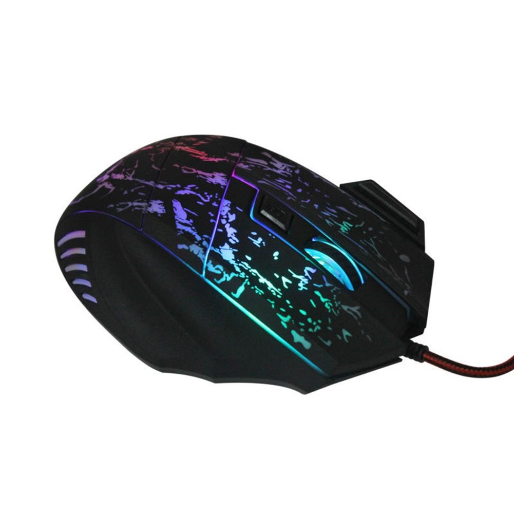 Souris Gaming Filaire Ergonomique LED RGB Pro