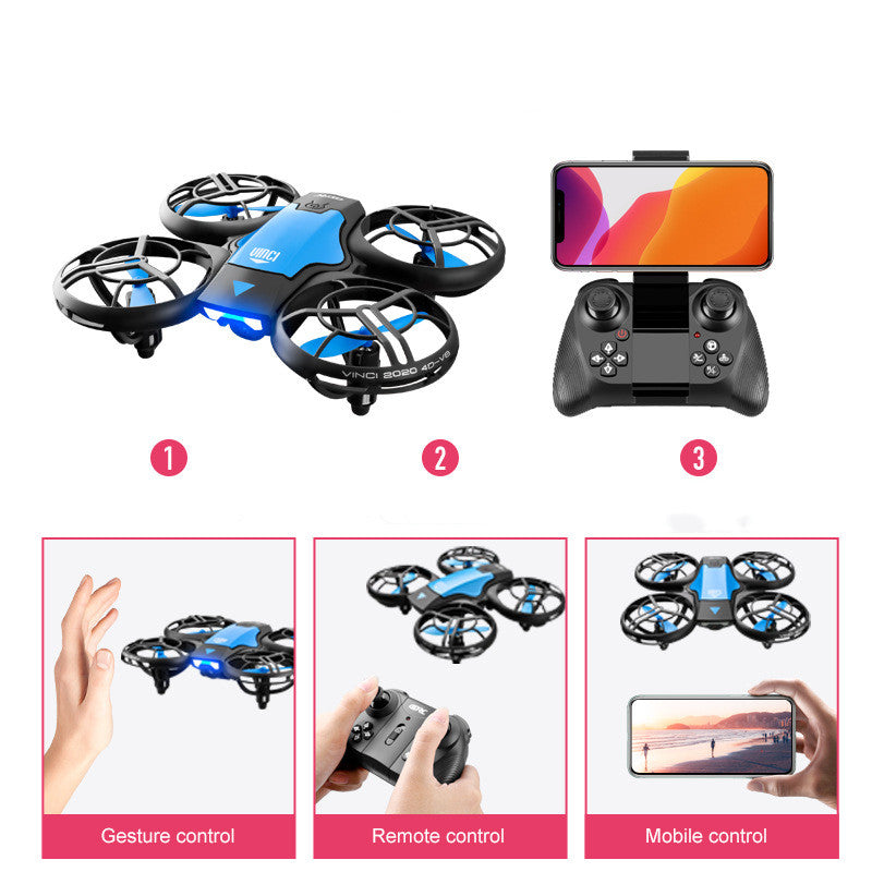 Drone RC Mini V8 Caméra HD WiFi FPV Contrôle Gestuel