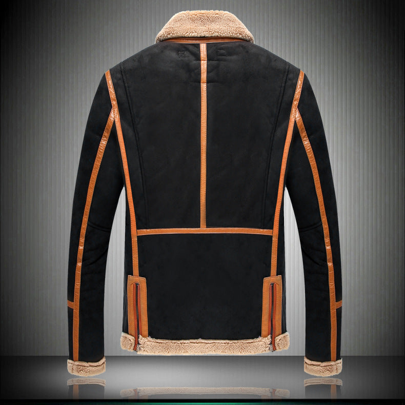 Veste Hiver Fourrure Épaissie Coton Style Coréen