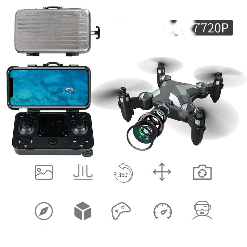 Drone Enfant Mini Pliable Caméra Télécommande Jouet Volant