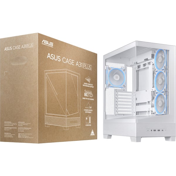 ASUS A31 PLUS TG ARGB, Tower-Gehäuse - ASUS - vue 13
