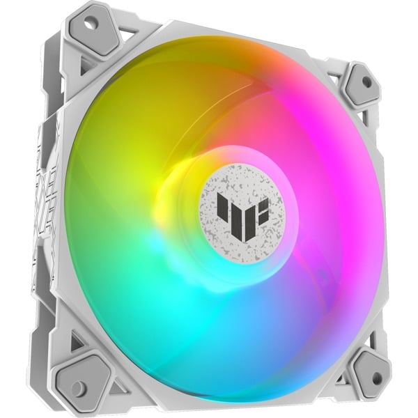 ASUS TUF Gaming TF120 ARGB-Gehäuselüfter White Edition 3IN1 - ASUS - vue 3