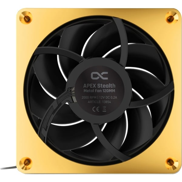 Alphacool Apex Stealth Metal 120mm Lüfter 2000rpm, Gehäuselüfter - Alphacool - vue 3