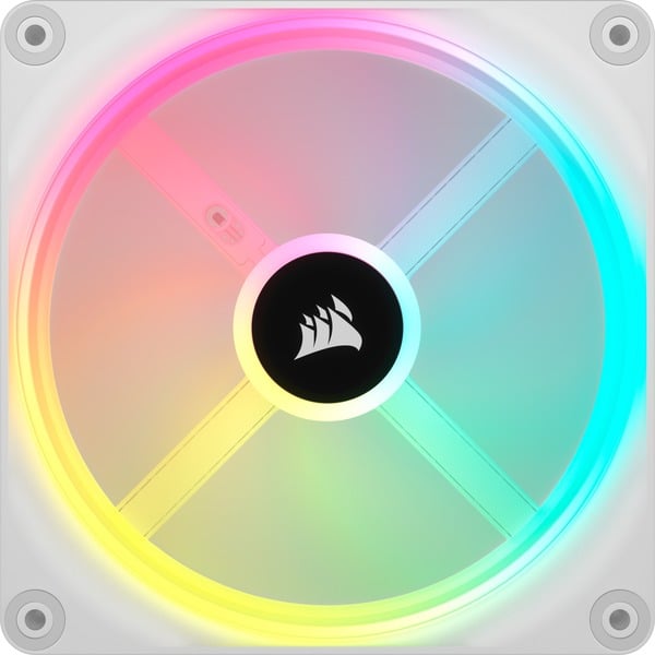 Corsair iCUE LINK QX140 RGB 140-mm-PWM-Lüfter, Gehäuselüfter - Corsair - vue 3