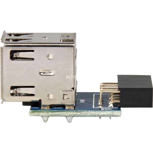 DeLOCK USB 2.0 Adapter, 9 Pin Header > 2x USB-A Buchse - DeLOCK - vue 2