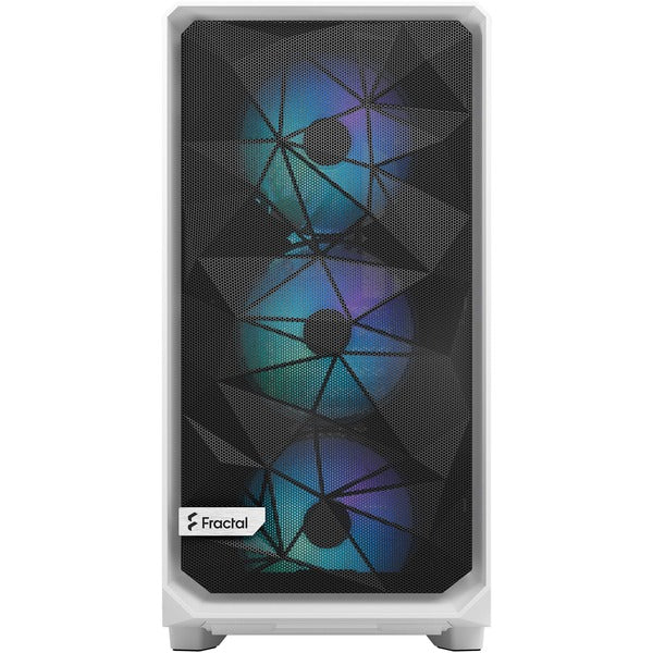 Fractal Design Meshify 2 RGB White TG Clear Tint, Tower-Gehäuse - Fractal Design - vue 2