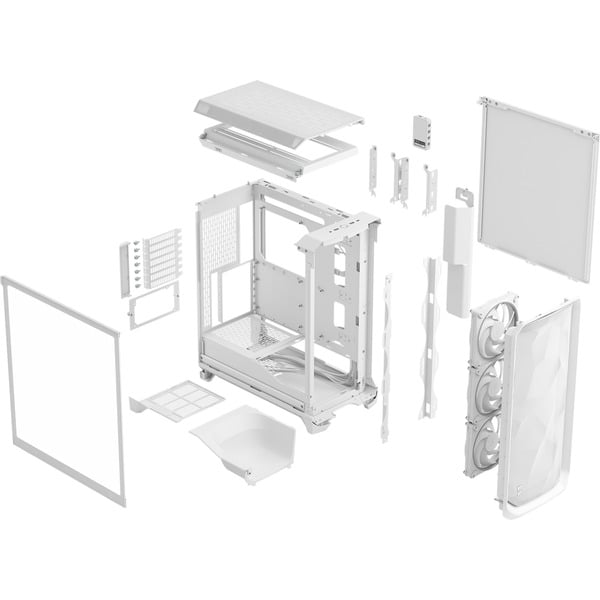 Fractal Design Meshify 3 Ambience Pro RGB Clear Tint, Tower-Gehäuse - Fractal Design - vue 11