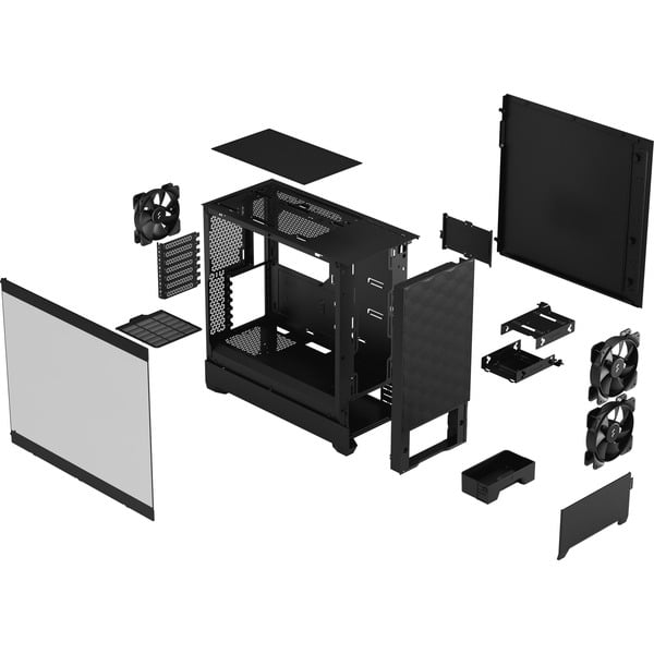 Fractal Design Pop Air Black TG Clear Tint, Tower-Gehäuse - Fractal Design - vue 12