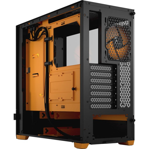 Fractal Design Pop Air RGB orange Core TG Clear Tint, Tower-Gehäuse - Fractal Design - vue 7