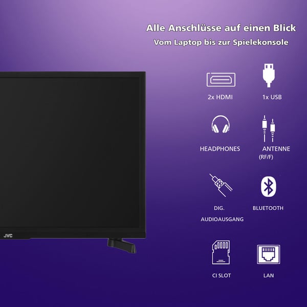 JVC LT-24VAH3455, LED-Fernseher - JVC - vue 5