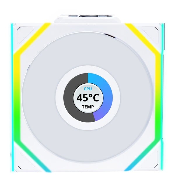 Lian Li UNI FAN SL120 LCD Wireless, Gehäuselüfter - Lian Li - vue 2