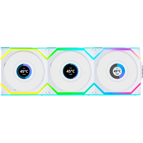 Lian Li UNI FAN SL120 LCD Wireless, Gehäuselüfter - Lian Li - vue 2