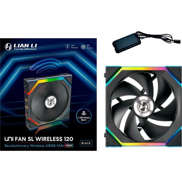 Lian Li UNI FAN SL120 Wireless, Gehäuselüfter - Lian Li - vue 7