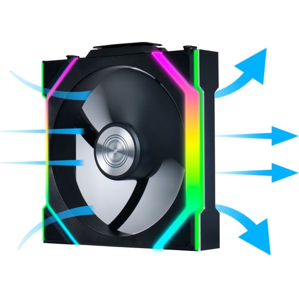 Lian Li UNI FAN SL120 Wireless, Gehäuselüfter - Lian Li - vue 7