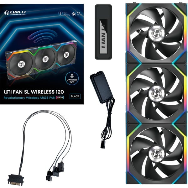 Lian Li UNI FAN SL120 Wireless, Gehäuselüfter - Lian Li - vue 9
