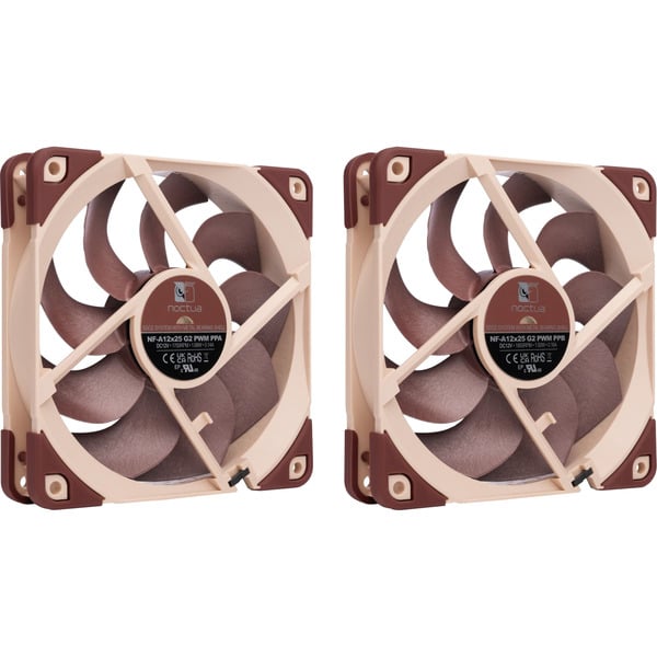 Noctua NF-A12x25 G2 PWM Sx2-PP, Gehäuselüfter - Noctua - vue 2