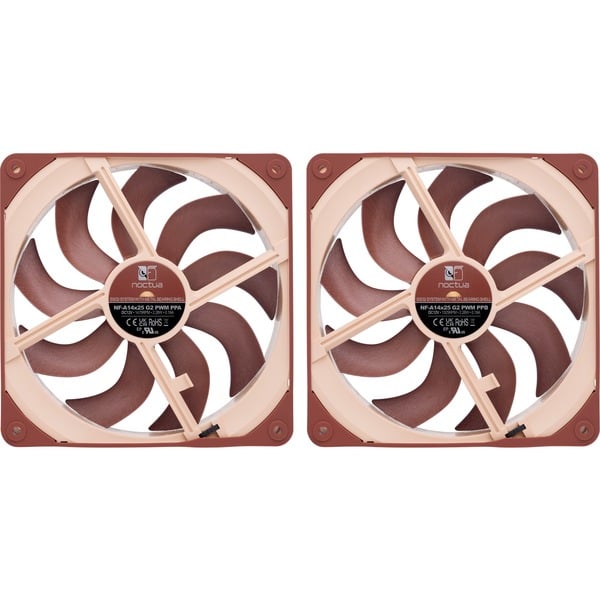 Noctua NF-A14x25 G2 PWM Sx2-PP, Gehäuselüfter - Noctua - vue 3