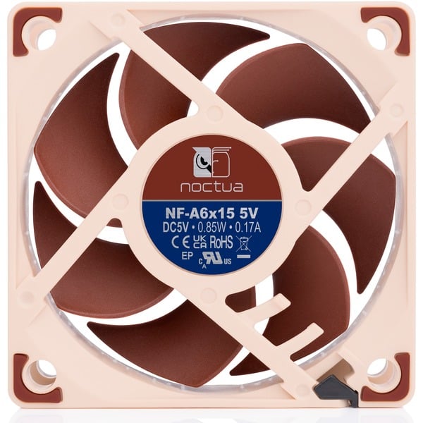 Noctua NF-A6x15 5V, Gehäuselüfter - Noctua - vue 2