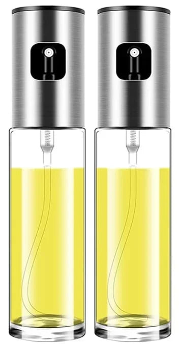 Gourmetech - Pulvérisateur d’Huile 100ml en Verre & Acier Inoxydable 🌿✨ - Legeekshop