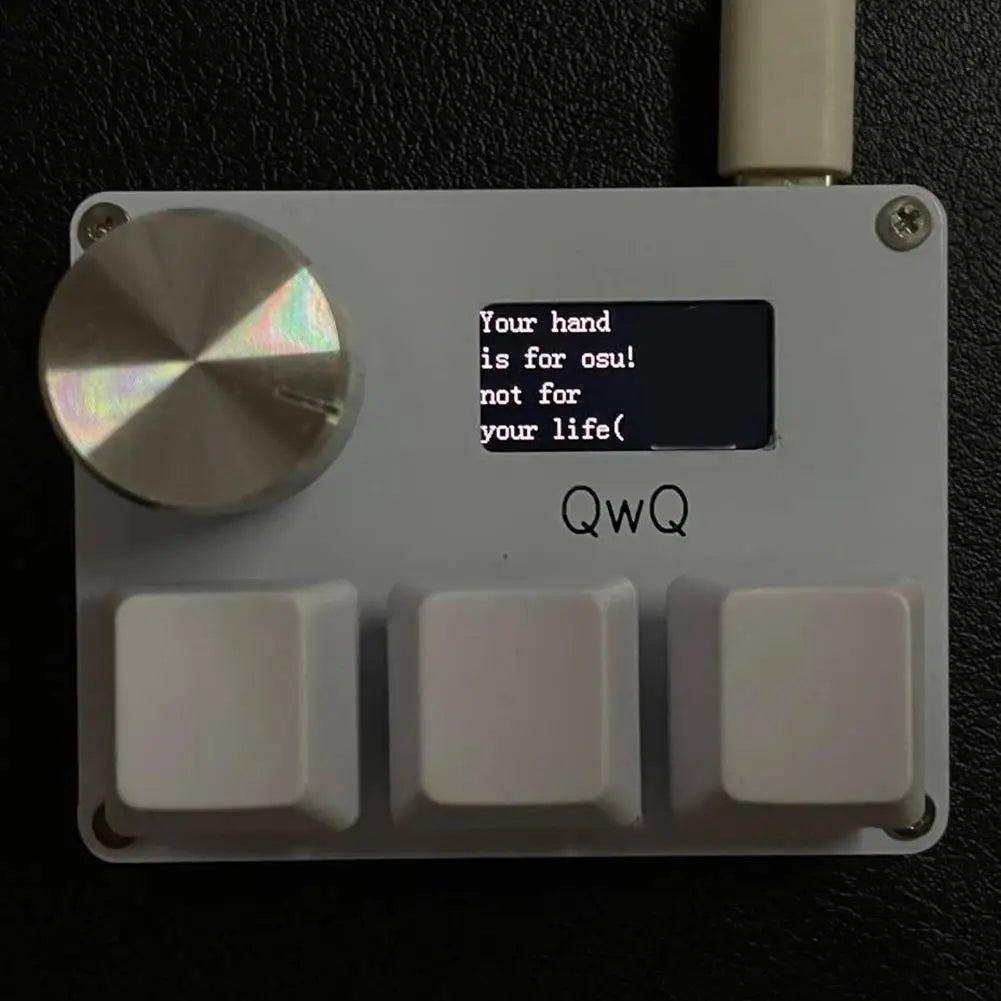 🎮 Mini Clavier Mécanique BTXETUEL SayoDevice OSU O3C – Switchs Magnétiques Roses | Écran IPS & Ultra-Vitesse