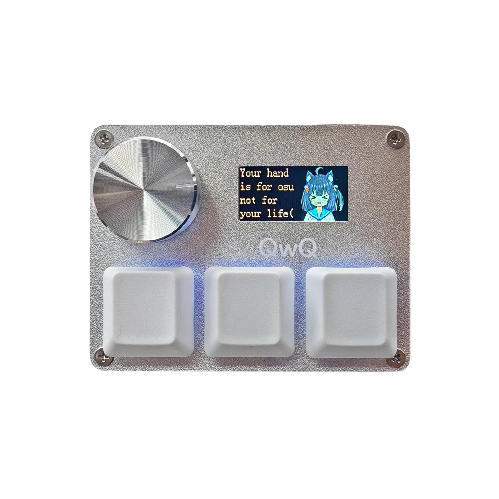 🎮 Mini Clavier Mécanique BTXETUEL SayoDevice OSU O3C – Switchs Magnétiques Roses | Écran IPS & Ultra-Vitesse