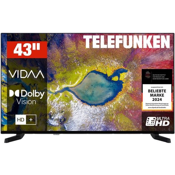 Telefunken D43U790B2CW, LED-Fernseher - Telefunken