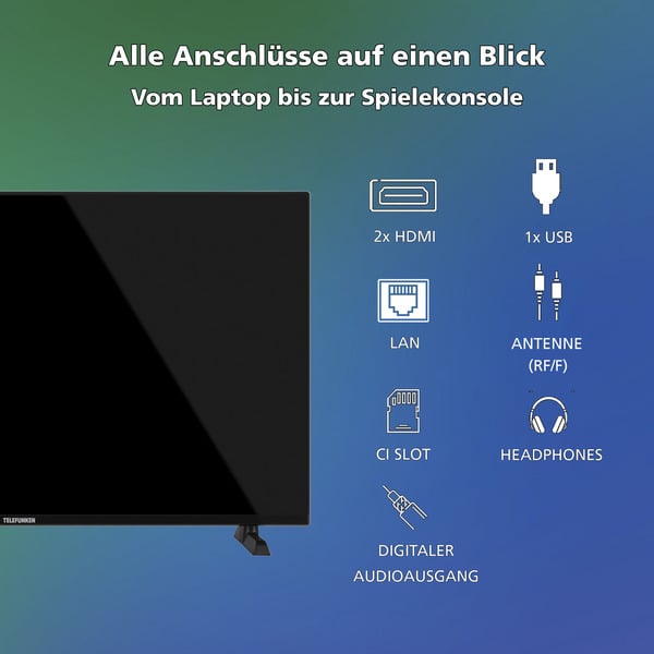 Telefunken QF32VP750S, QLED-Fernseher - Telefunken - vue 4