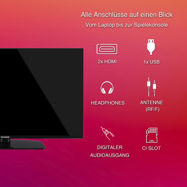 Telefunken XF40N750M, LED-Fernseher - Telefunken - vue 3