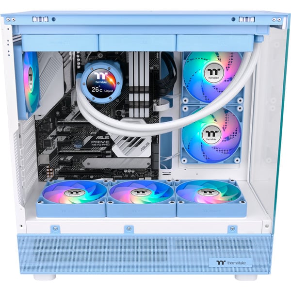 Thermaltake CT140 ARGB Sync PC Cooling Fan Hydrangea Blue, Gehäuselüfter - Thermaltake - vue 12