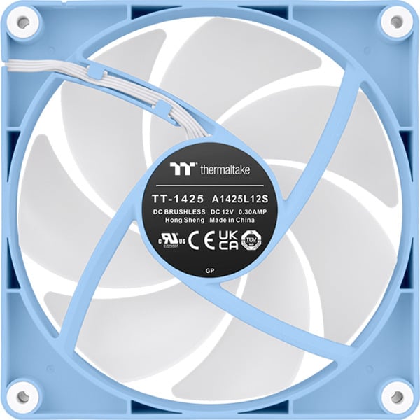 Thermaltake CT140 ARGB Sync PC Cooling Fan Hydrangea Blue, Gehäuselüfter - Thermaltake - vue 4