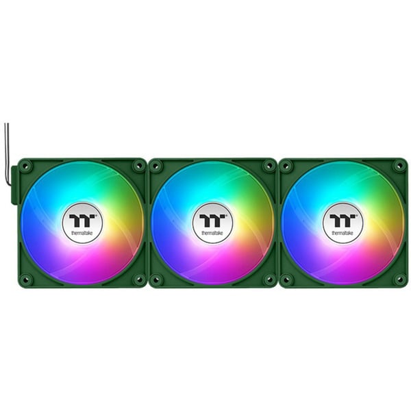 Thermaltake CT140 EX Reverse ARGB Sync PC Cooling Fan Racing Green, Gehäuselüfter - Thermaltake - vue 2