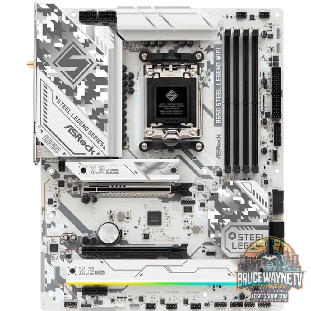 ASRock B650 STEEL LEGEND WIFI, carte mère - ASRock - vue 3