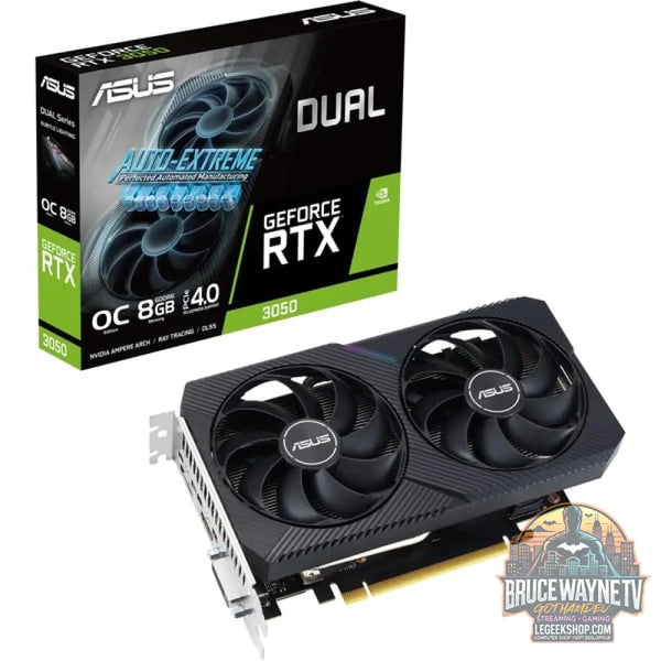 ASUS GeForce RTX 3050 DUAL OC V2, carte graphique Lite Hash Rate, 1x DisplayPort, 1x HDMI 2.1, DVI-D - ASUS