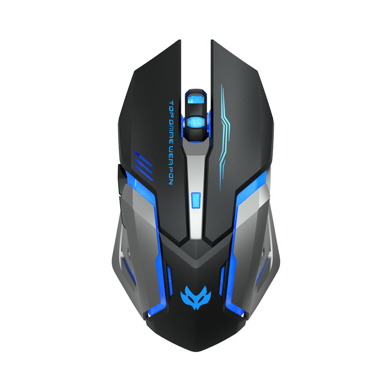 Souris Gaming Sans Fil Rechargeable Silencieuse RGB