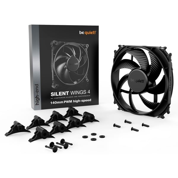 be quiet! Silent Wings 4 PWM high-speed 140x140x25, Gehäuselüfter - be quiet! - vue 4
