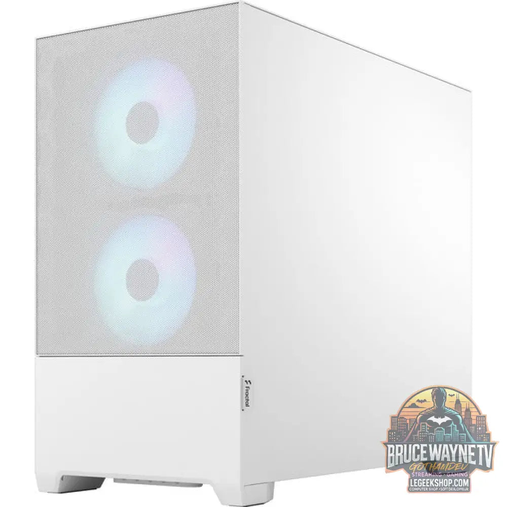 Fractal Design Pop Mini Air RGB White TG Clear Tint, Tower-Gehäuse - Fractal Design - vue 5