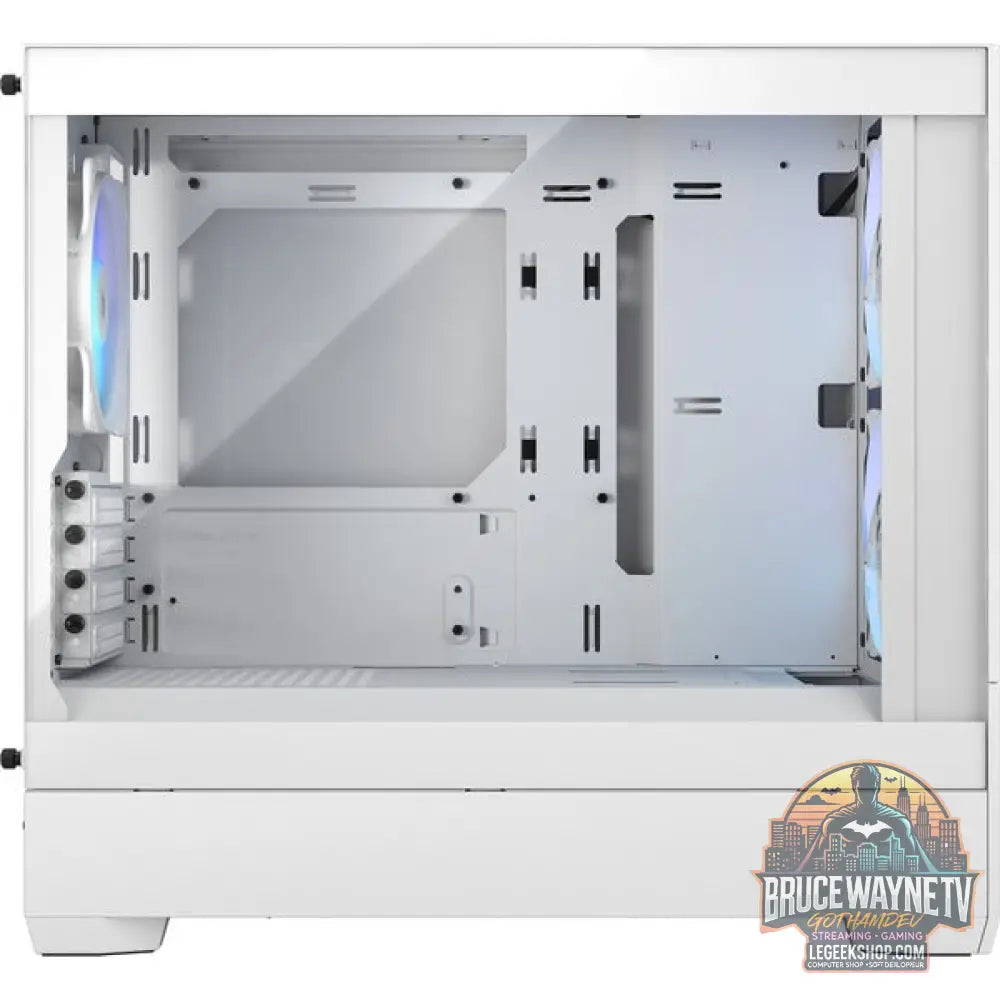 Fractal Design Pop Mini Air RGB White TG Clear Tint, Tower-Gehäuse - Fractal Design - vue 8