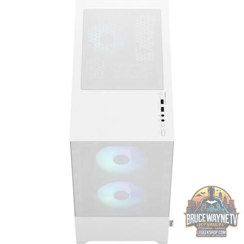 Fractal Design Pop Mini Air RGB White TG Clear Tint, Tower-Gehäuse - Fractal Design - vue 4