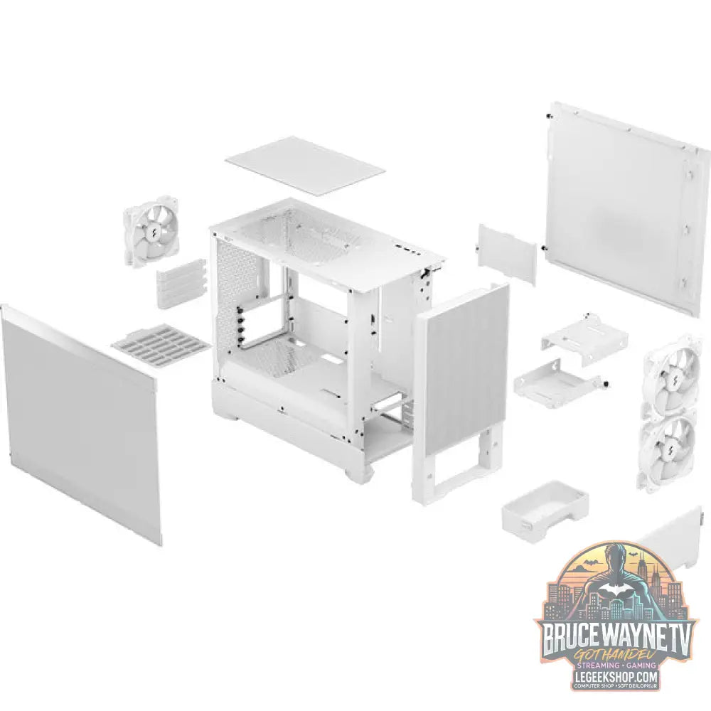 Fractal Design Pop Mini Air RGB White TG Clear Tint, Tower-Gehäuse - Fractal Design - vue 12