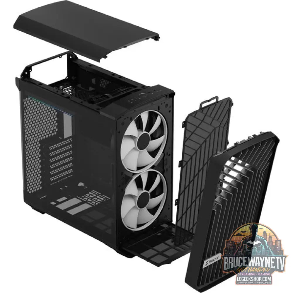 Fractal Design Torrent Compact RGB Black TG Light Tint, Tower-Gehäuse - Fractal Design - vue 12