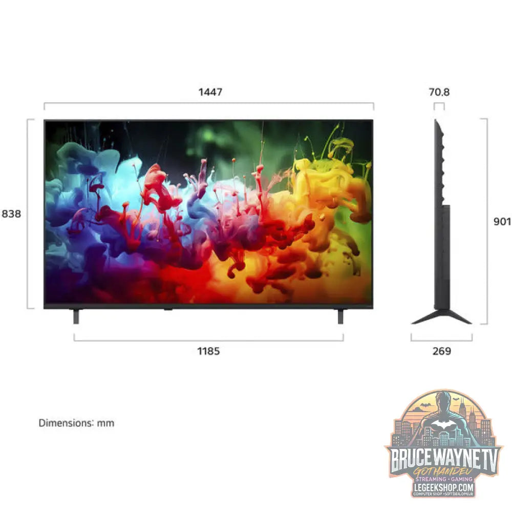 LG 65QNED7EB3C, QNED-Fernseher - LG - vue 2