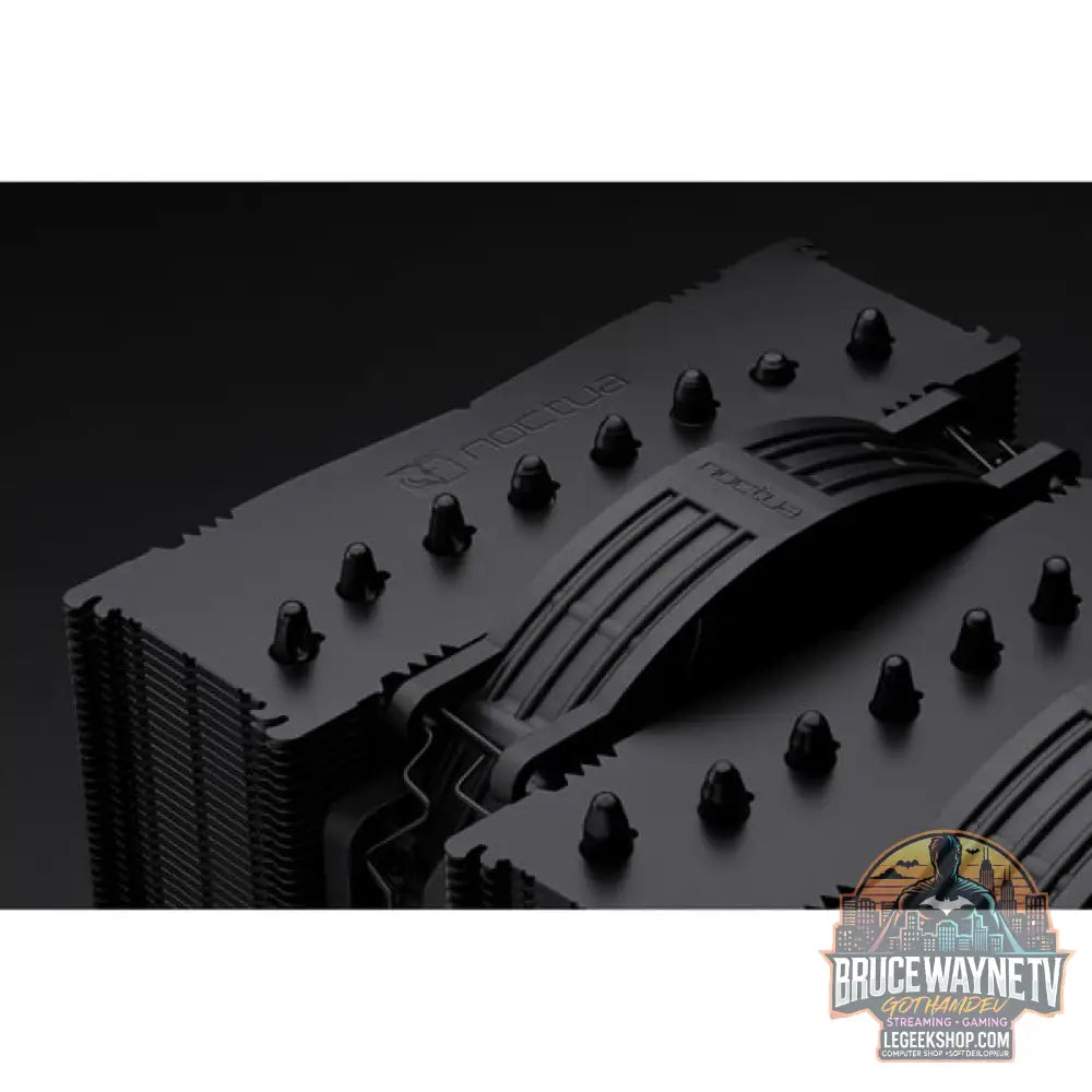 Noctua NF-A14x25r G2 PWM Sx2-PP chromax.black, Gehäuselüfter - Noctua - vue 5