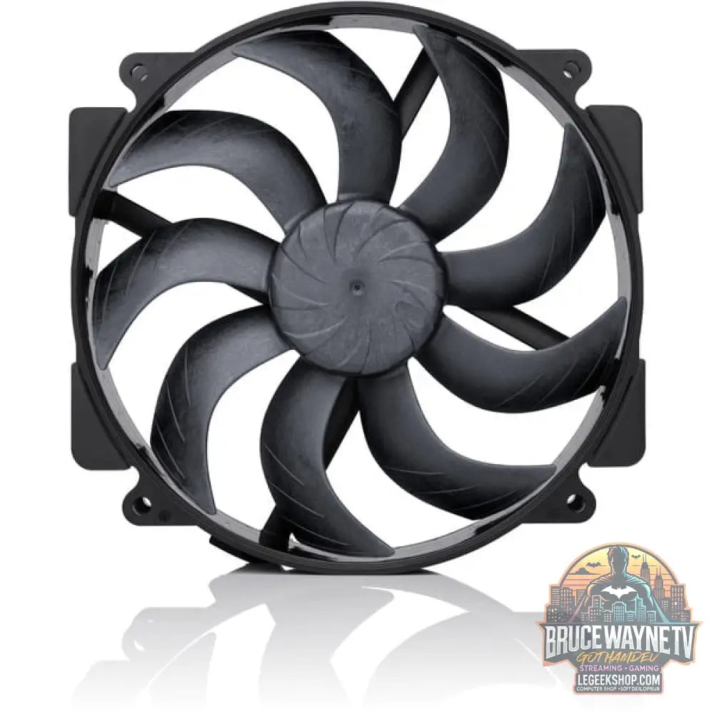 Noctua NF-A14x25r G2 PWM Sx2-PP chromax.black, Gehäuselüfter - Noctua - vue 3