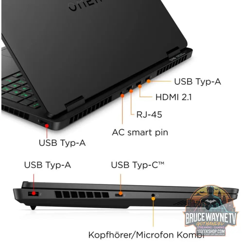 OMEN 16-am0280ng, Gaming-Notebook - vue 8