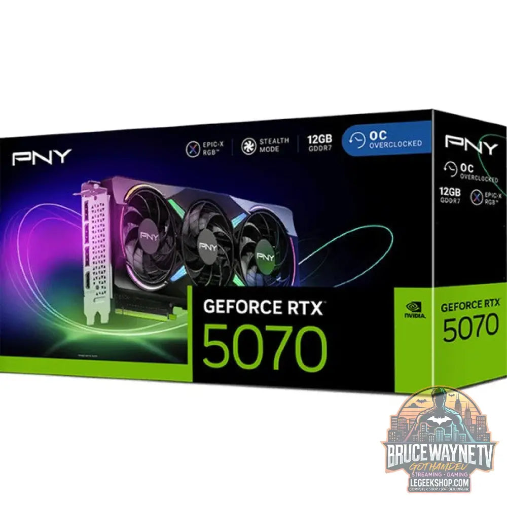 PNY GeForce RTX 5070 ARGB OC, carte graphique - PNY - vue 13