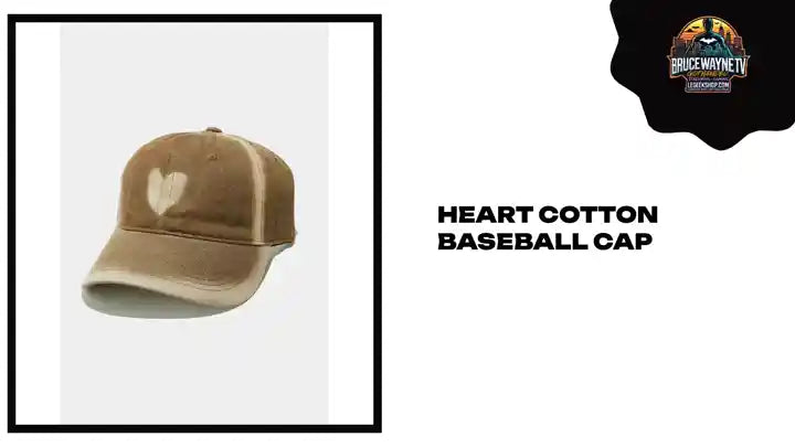 Heart Cotton Baseball Cap by@Outfy