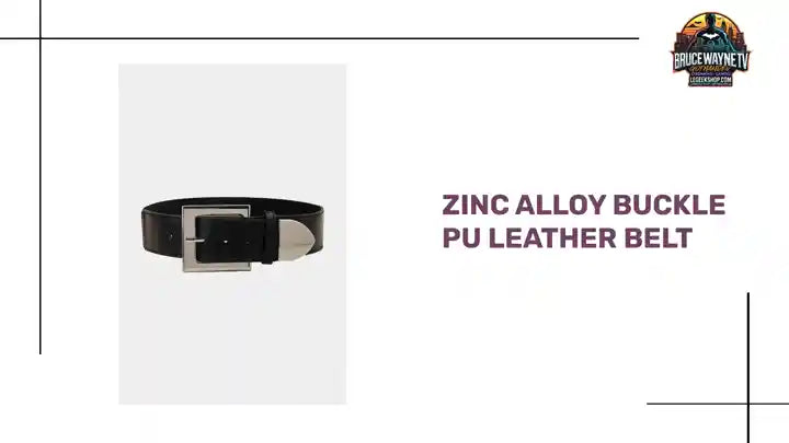 Zinc Alloy Buckle PU Leather Belt by@Outfy