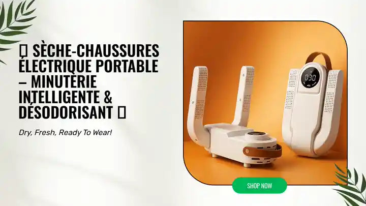 👟 s&egrave;che-chaussures &eacute;lectrique portable &ndash; minuterie intelligente &amp; d&eacute;sodorisant 👟 by@Outfy
